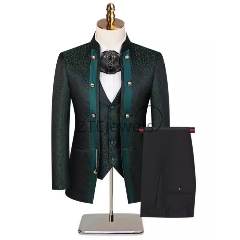 Men'S Groom - 2026 New Chinese Style Men's Suit
