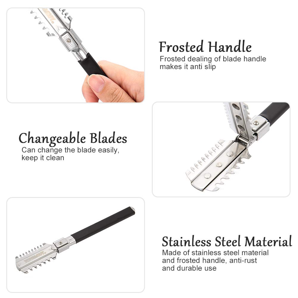 Double-Edge Shaving Haircut Ra - огляд і ціна Men'S Grooming Scissors