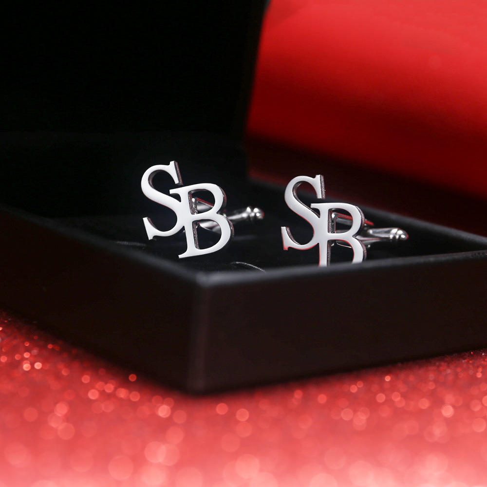 Tangula Custom Initials Cuffli - огляд і ціна Men'S Groom