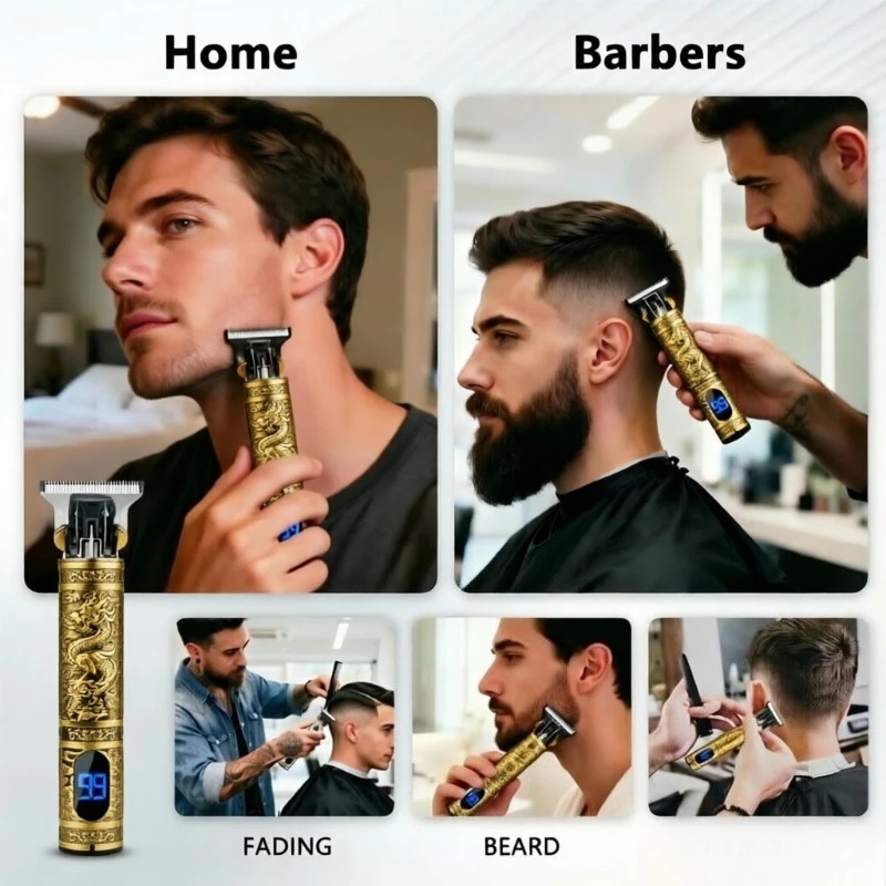 T9 Electric Beard Trimmer Cord - огляд і ціна Men'S Grooming Scissors