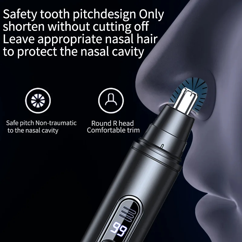 Mini Pocket Nose Hair Trimmer  - огляд і ціна Men'S Grooming Scissors