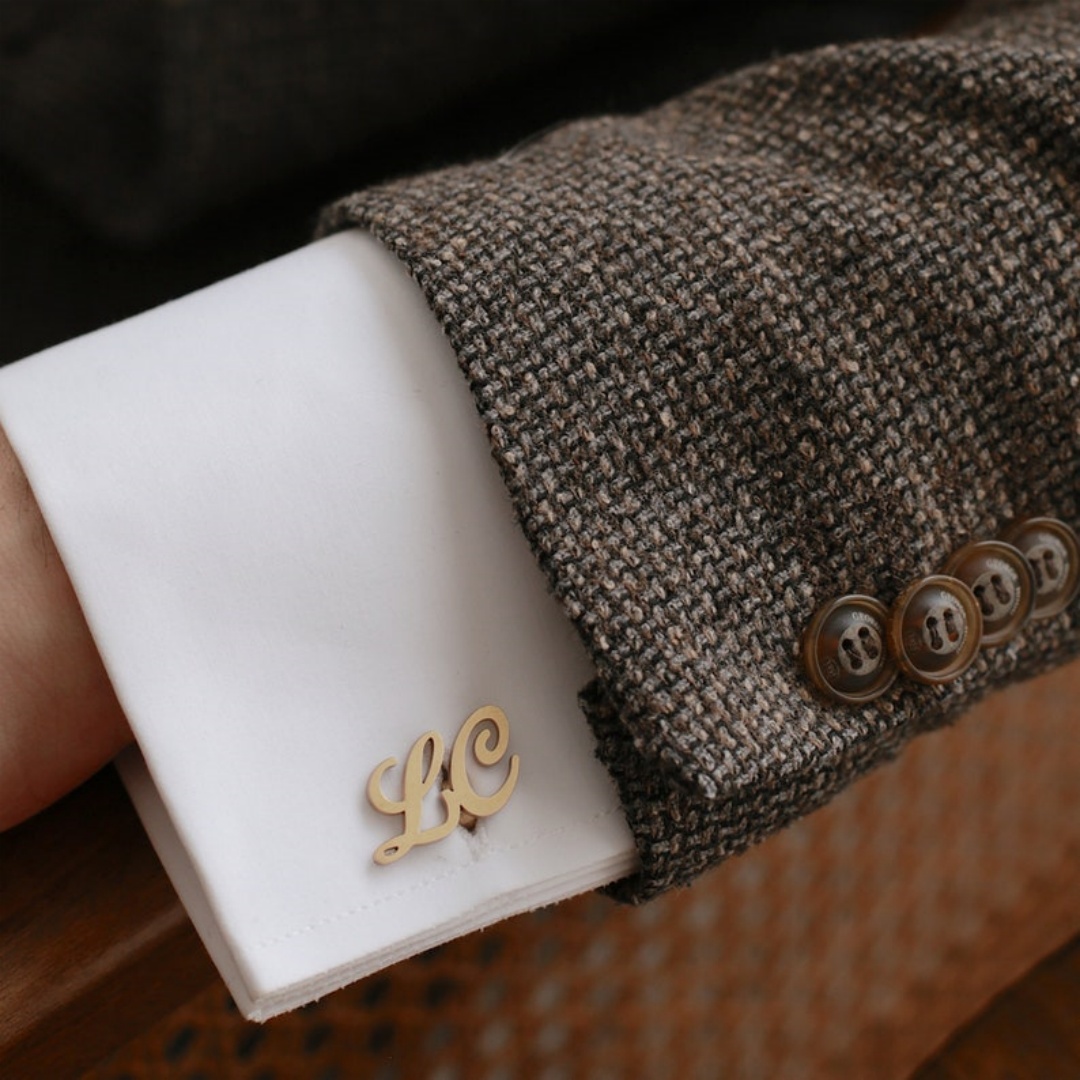 Custom Name Cufflinks for Men  - огляд і ціна Men'S Groom