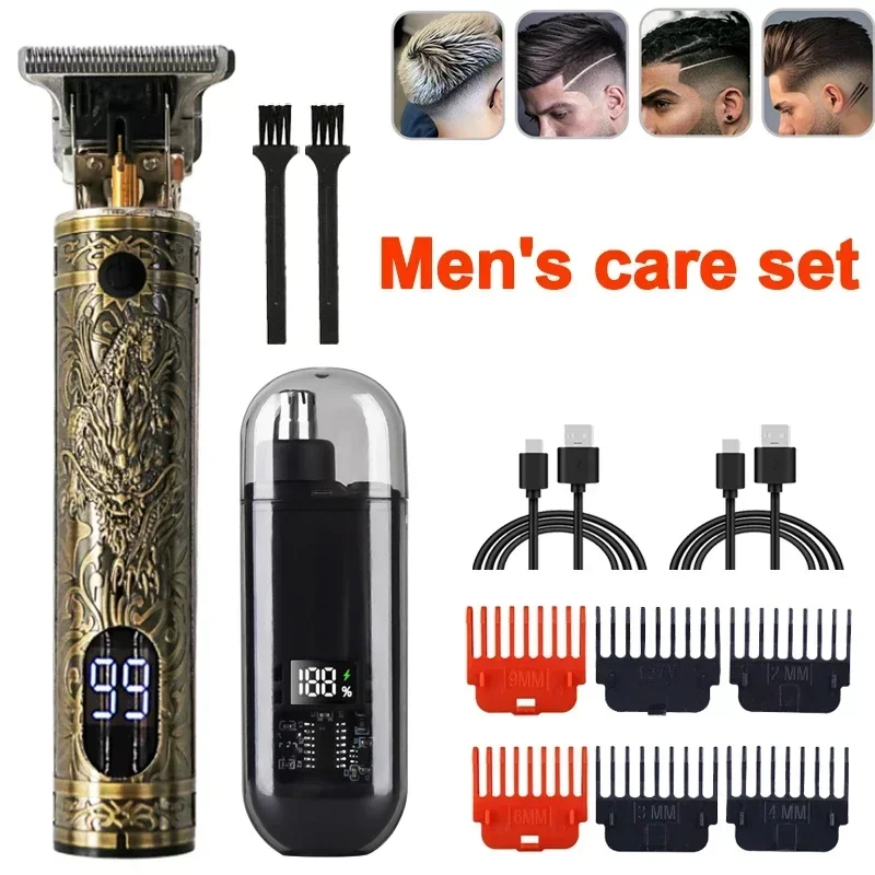 Portable T9 Hair Clipper Nasal - огляд і ціна Men'S Grooming Scissors