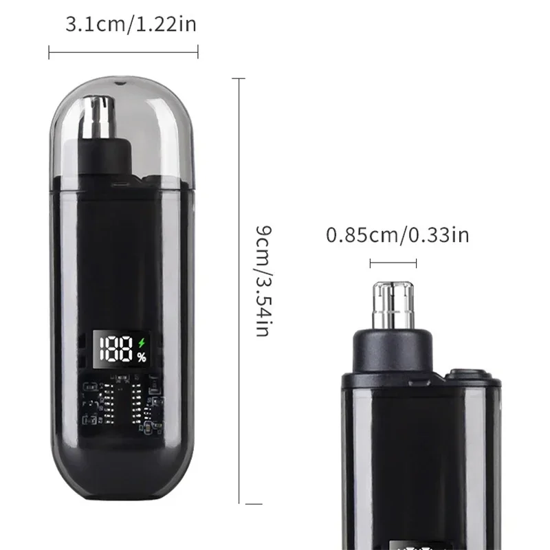 Portable T9 Hair Clipper Nasal - огляд і ціна Men'S Grooming Scissors