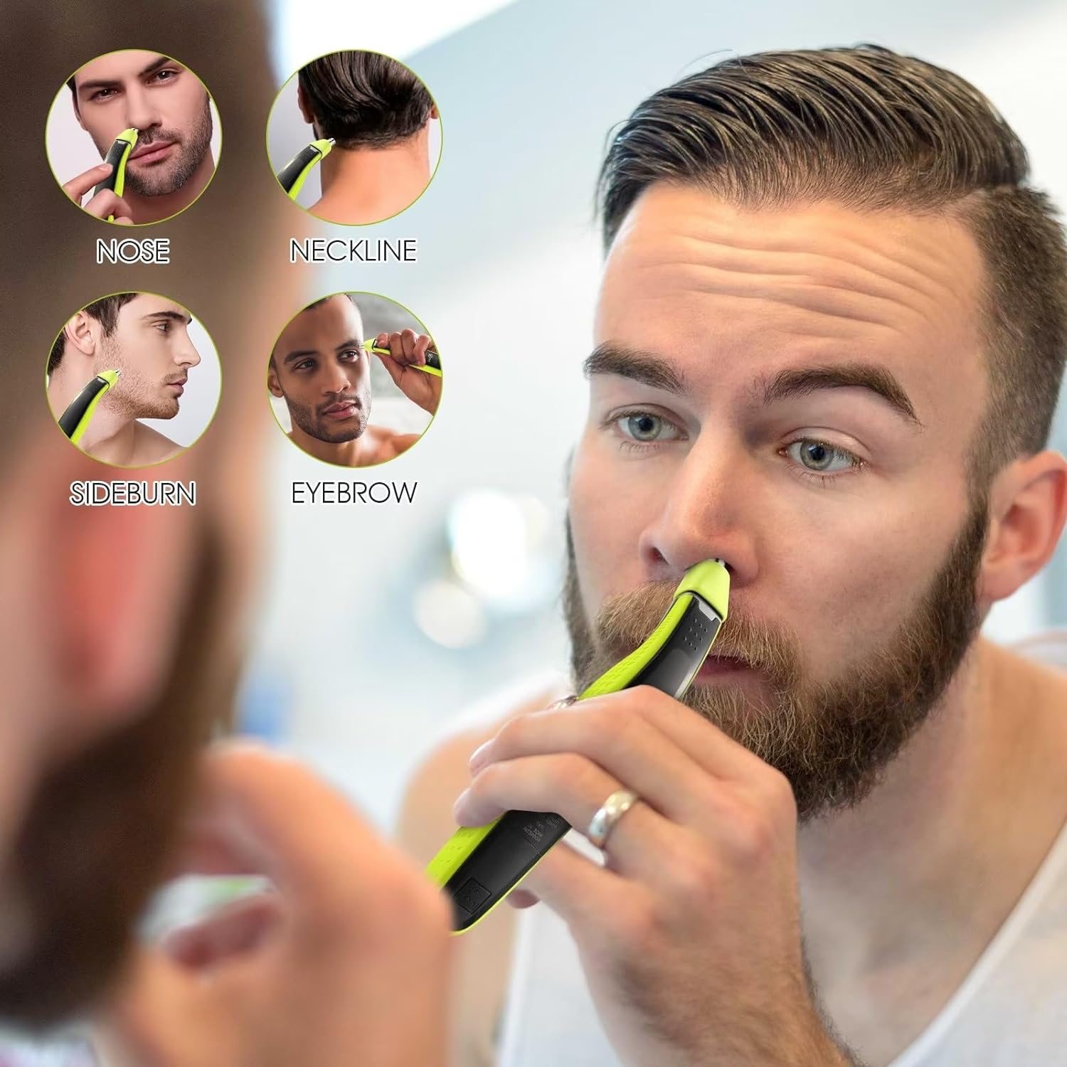 YUKU Nose Hair Trimmer Replace - огляд і ціна Men'S Grooming Scissors
