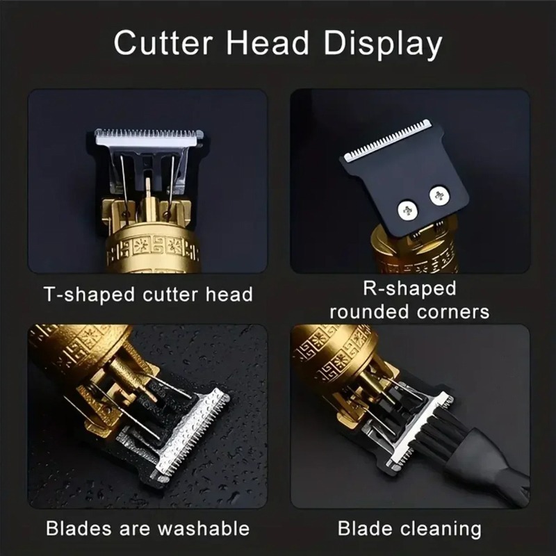 T9 Washable Hair Trimmer Men C - огляд і ціна Men'S Grooming Scissors