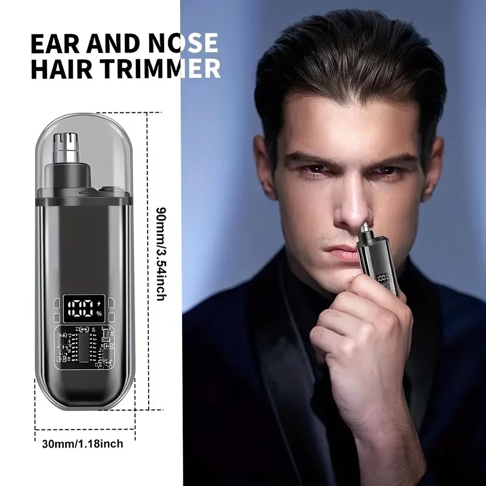 Nose Hair Trimmer Portable Nos - огляд і ціна Men'S Grooming Scissors