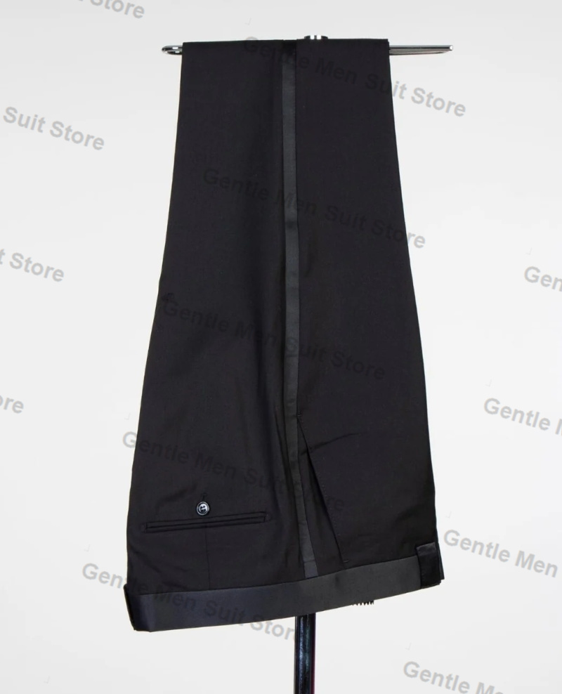 Yellow Black Men Suits Set 2 P - огляд і ціна Men'S Groom