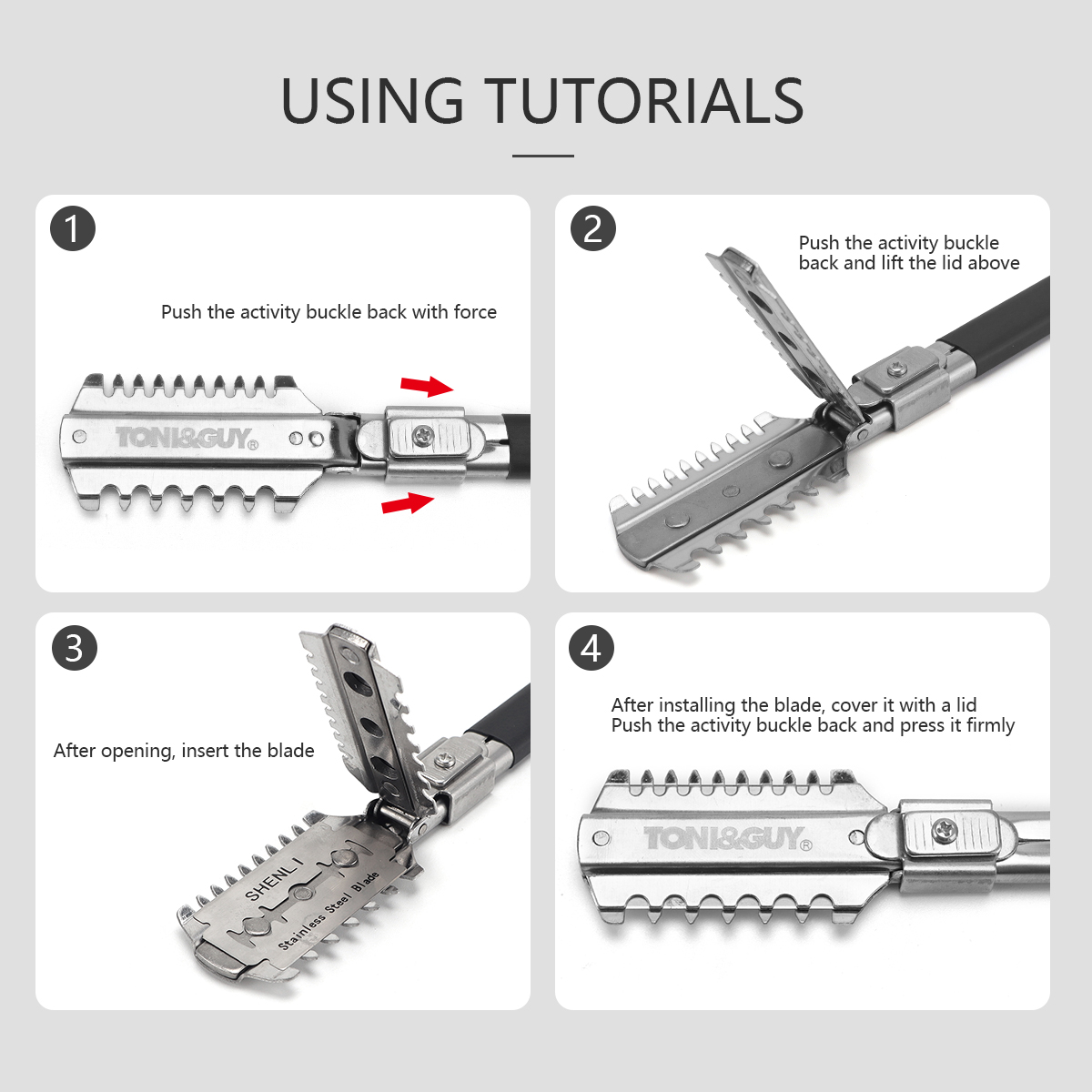 Salon Double-Edge Shaving Hair - огляд і ціна Men'S Grooming Scissors
