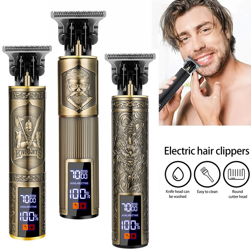 Cordless T9 Hair Trimmer for M - огляд і ціна Men'S Grooming Scissors